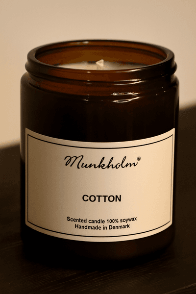 Munkholm - Soya Wax Lys - Cotton - 180ml