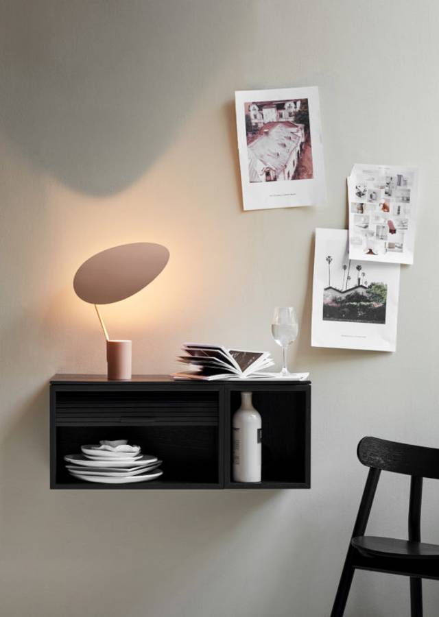 Norther - Hifive slim Wall - 50 cm sortbeiset eik